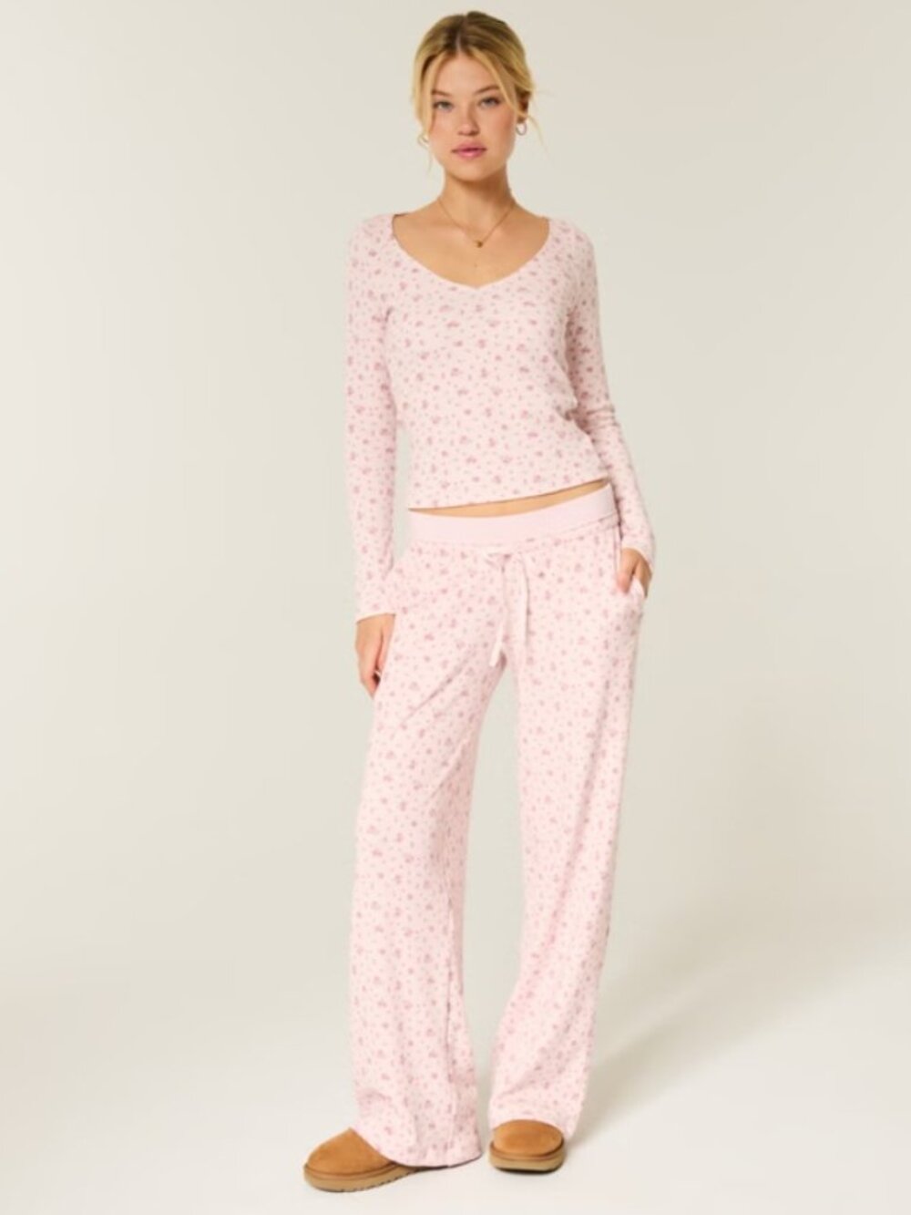 GILLY HICKS - WAFFLE SET - Size M